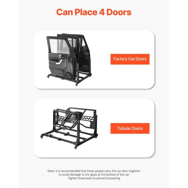 Jeep Oven Säilytyskärry, 4-Ovea, Jeep Wrangler JK JKU JL Gladiator, Kestävä, Helppo asentaa