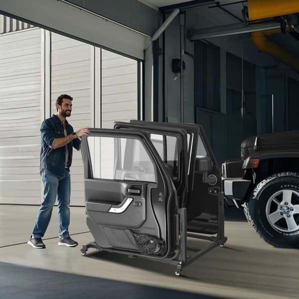 Jeep Oven Säilytyskärry, 4-Ovea, Jeep Wrangler JK JKU JL Gladiator, Kestävä, Helppo asentaa