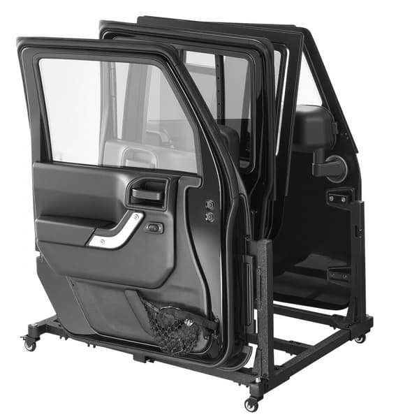 Jeep Oven Säilytyskärry, 4-Ovea, Jeep Wrangler JK JKU JL Gladiator, Kestävä, Helppo asentaa