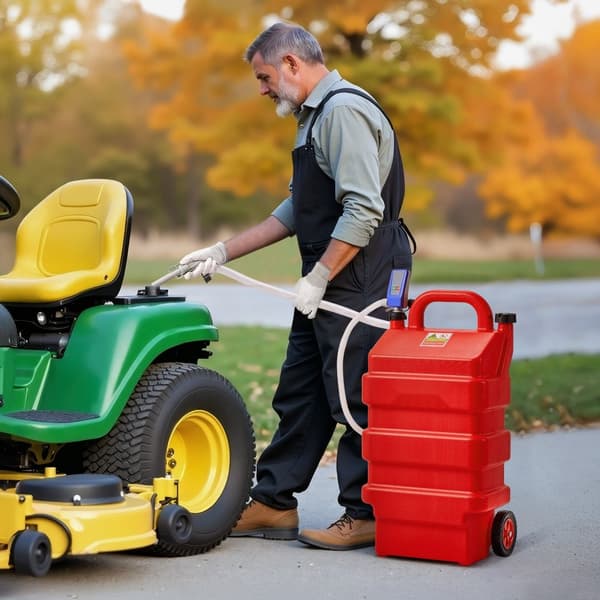 Bränsle-Caddy 16 Gallon, Bärbar Bränsletank, med 12V DC Elektrisk Överföringspump