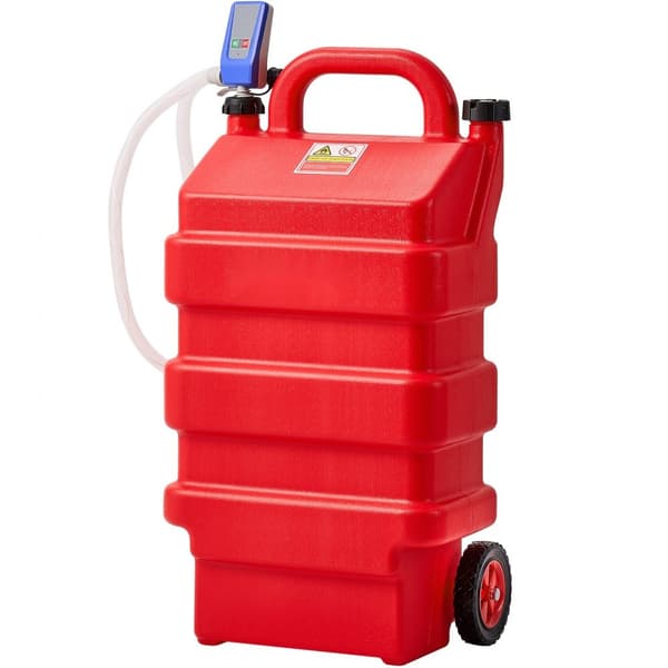 Bränsle-Caddy 16 Gallon, Bärbar Bränsletank, med 12V DC Elektrisk Överföringspump