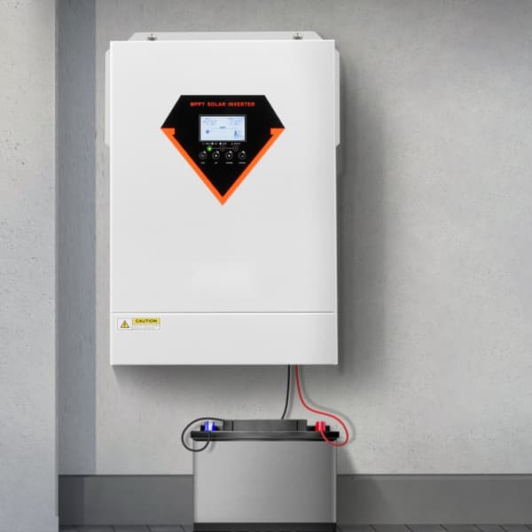 Hybrid Solinverter Laddare 6000W, 220/230V, Inbyggd WIFI, 120A MPPT Controller