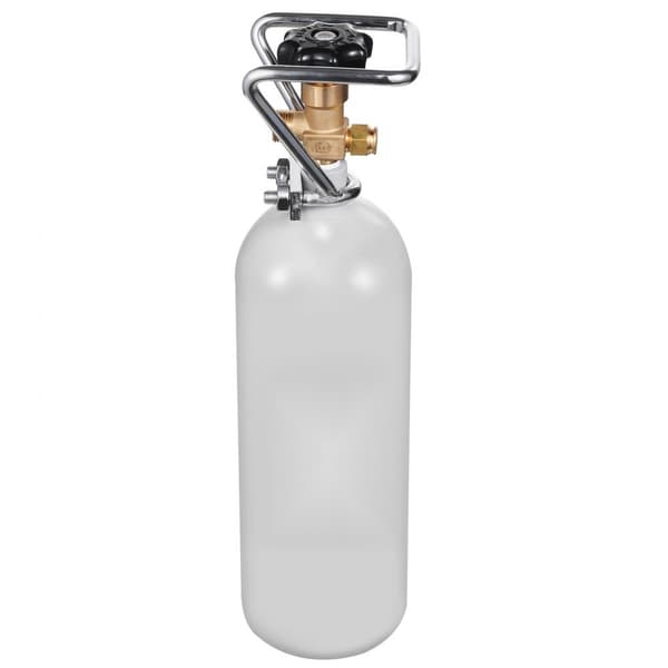 CO2-Tank 4,41 lbs, Aluminiumslegeringscylinder, DIN477-Ventil, TUV-Godkendt