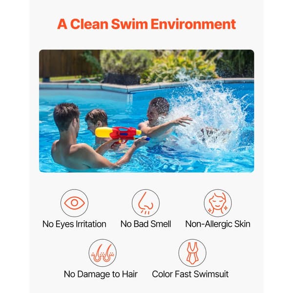 Saltvandsklorinatorsystem W3T-Cell-3, Til jordbunden pool, Kapacitet 15000 gallons