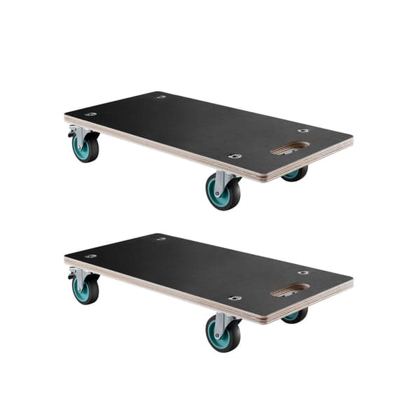 Møbelrullebord 250 kg, Møbel-Flytte Dollies, med 4 Støjsvage TPR Hjul