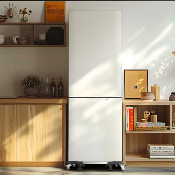 Mobil køleskabsbase, Møbeldolly, 1100 lb kapacitet, justerbar 27,5-35,4 tommer