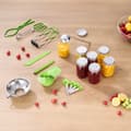 Miniatyrbillede 9 af 11: Konservestilbehør Startsæt, 9 stk. Rustfrit Stål Vandbad Dåsesæt, Holdbart, Skånende Håndtering