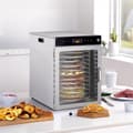 Miniatyrbillede 9 af 11: Roterende Madtørremaskine, 12 Bakker, Rustfrit Stål, 800W, Hurtig Frugttørring