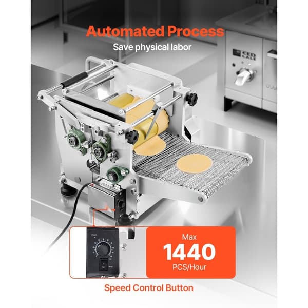 Elektrisk Tortilla Maker, Automatisk Tortilla Maker 5.5in Diameter, hurtig og effektiv madlavning