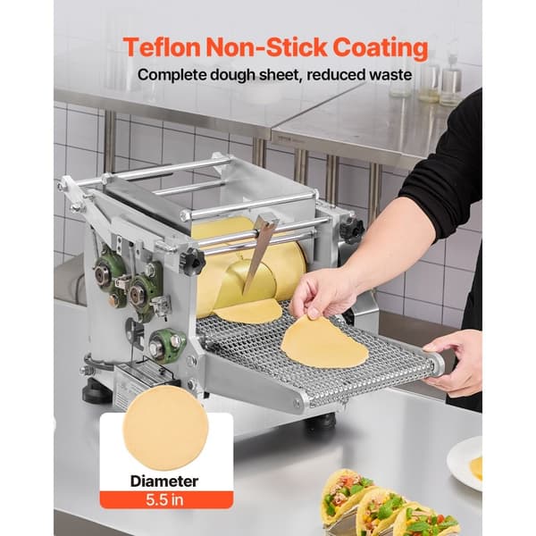 Elektrisk Tortilla Maker, Automatisk Tortilla Maker 5.5in Diameter, hurtig og effektiv madlavning