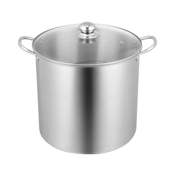 Vesihaudesäiliö Säilykeastialla, 21 QT Malli, Ruostumaton Teräs, Lasikansi, Telineellä