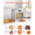 Miniatyrbillede 6 af 11: 8-bakke Mad Dehydrator, Rustfrit Stål 400W, Jerky og Frugt Tørringsmaskine