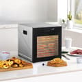 Miniatyrbillede 9 af 11: Mad Dehydrator Maskine, 10 Bakker, Rustfrit Stål, 1000W, Jerky Frugt Tørring