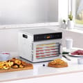 Miniatyrbillede 9 af 11: 6 Bakker Mad Dehydrator Maskine, Rustfrit Stål 400W, Jerky Frugt Tørring Egenskaber