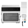 Miniatyrbillede 10 af 11: 6 Bakker Mad Dehydrator Maskine, Rustfrit Stål 400W, Jerky Frugt Tørring Egenskaber