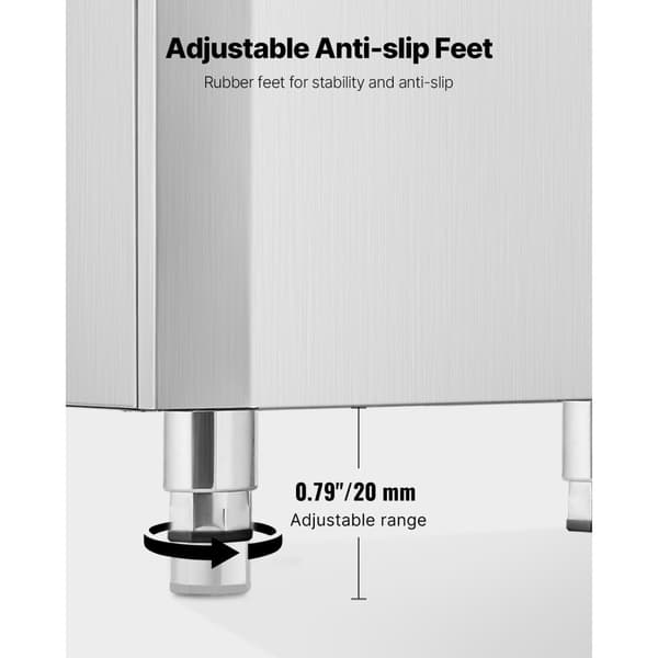 Isdispenser 20 lbs/min, Isbeholder 180 lbs, Stor Opbevaringskapacitet til Ismaskine