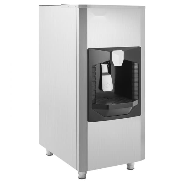 Isdispenser 20 lbs/min, Isbeholder 180 lbs, Stor Opbevaringskapacitet til Ismaskine