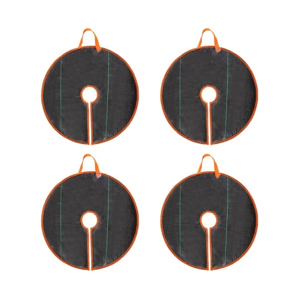 Trädbevattningsring 4-pack, 10 Gallon Trädväska, Självbevattnande, Slitstark