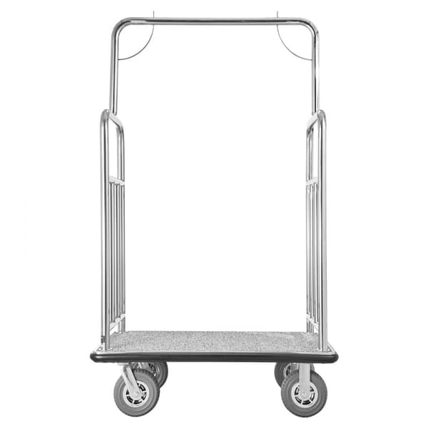 Hotel Bagagevogn, 1200 LBS Bellmans Vogn, Børstet Rustfrit Stål Finish