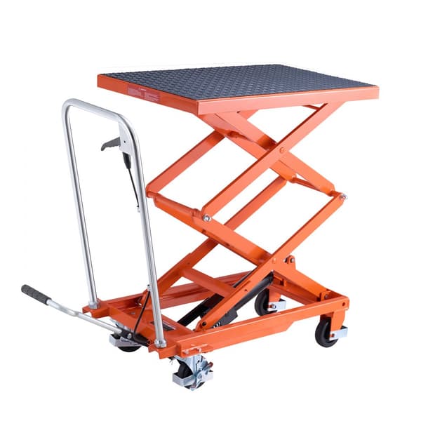 Hydraulinen Nostopöytä 120cm, Kaksisaksinen Nostovaunu 226.8 kg, Liukumaton Tyyny