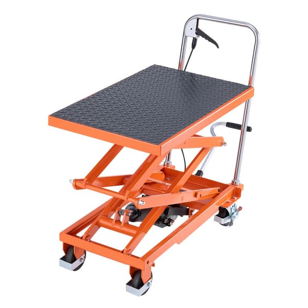 Hydraulinen Nostopöytä 120cm, Kaksisaksinen Nostovaunu 226.8 kg, Liukumaton Tyyny