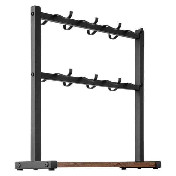 Kaffekrus holder, Bordplade 16-Kroger Kopstativ, Med Træ Opbevaringsbase