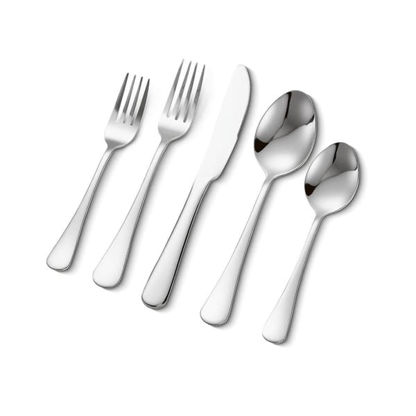 30-delars silverbestick set, Rostfritt stål, Servis för 6 personer, Långvarig & Tålig