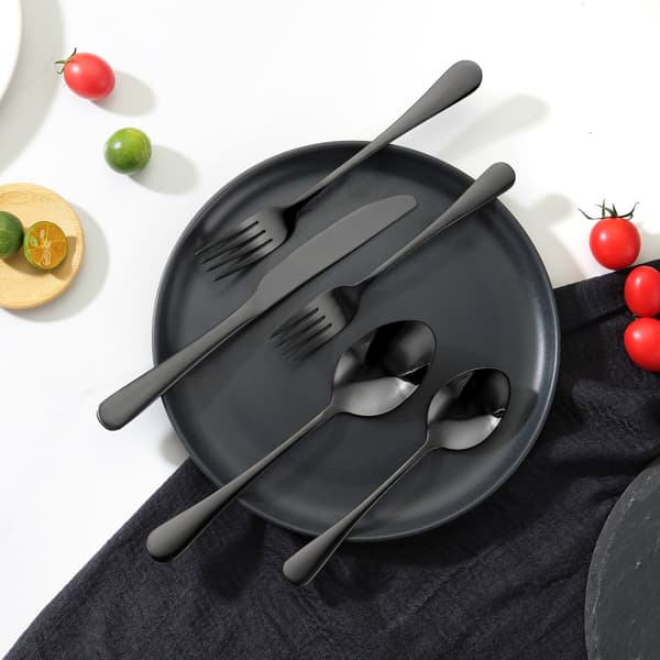 30-delars silverbestick set, rostfritt stål, bestick för 6 personer, hållbar och diskmaskinssäker