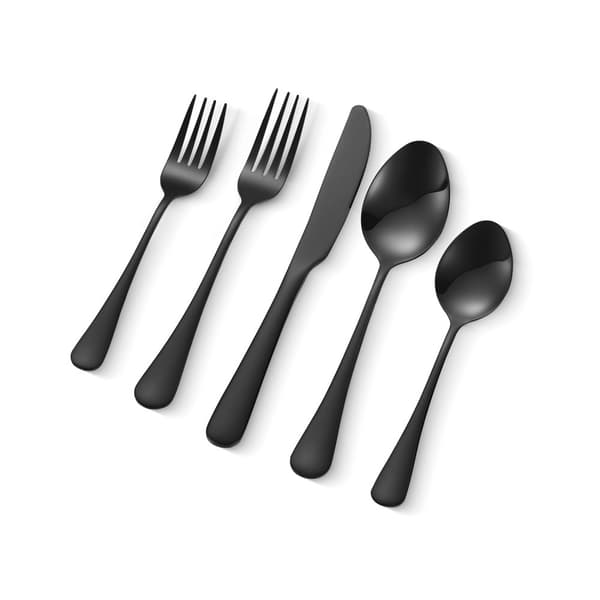 30-delars silverbestick set, rostfritt stål, bestick för 6 personer, hållbar och diskmaskinssäker