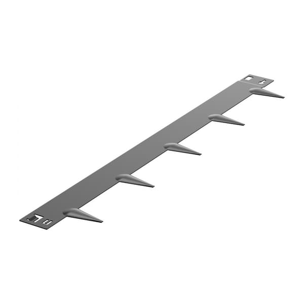 Landskapskant i stål, 5-pack 39x3 tum, Rostbeständig, Mörkgrå, Idealisk för trädgårdar