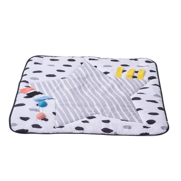 Vauvan leikkimatto, Tummy Time-aktiviteettimatto, 6 aistien lelulla, 87,4cm x 87,4cm