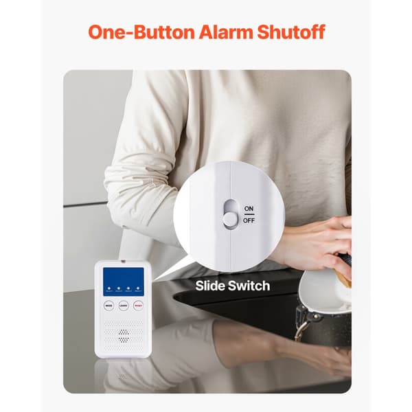 Tidlig Alarm Sengesystem, Trådløs Sensor Pad for Seng og Stol, med Personsøger