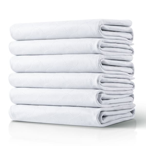 Tvättbara Underlägg 34 x 36, Inkontinensbädd 10-pack, Sängvätningsdyna för Pålitligt Skydd