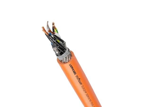 LAPP ÖLFLEX® SERVO FD 7DSL Servo-ledning 4 G 2.5 mm² + 2 x 0.32 mm² Orange 1023276/100 100 m