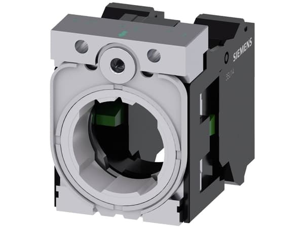 LED-holder 3SU1 3 modul 1NO 1NO metal
