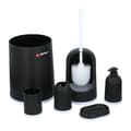 Miniatyrbillede 1 af 2: Alpina - bathroom set 6 items (black/white)