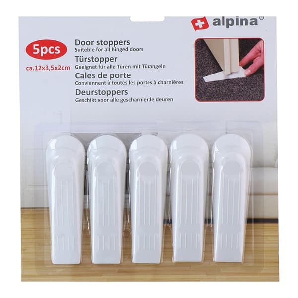 Alpina-Dörrstoppare5st.(vit)