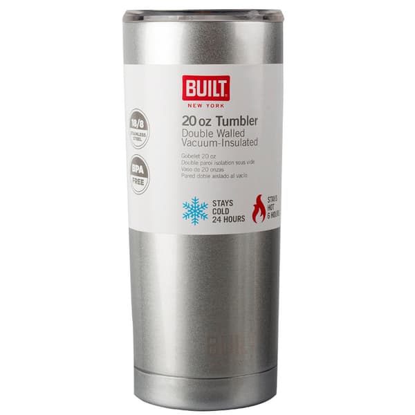 BUILT Vacuum Insulated Tumbler 20 oz (Silver)
