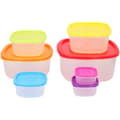 Miniatyrbild 1 av 2: Set of 7 food storage containers