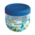 Miniatyrbild 1 av 2: Quokka Bubble Food Jar - Plastic food container / lunchbox 770 ml (Blue Peonies)