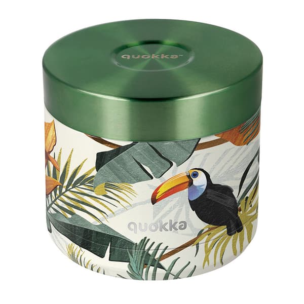 Quokka Whim - Stainless Steel Food Jar 600 ml (Tropical)