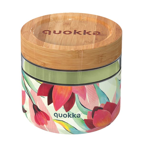 QuokkaDeliFoodJar-Glasmadbeholder/madpakke820ml(forår)