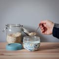 Pikkukuva 2 / 2: QuokkaBubbleFoodJar-Muovinenruokasäiliö/lounasrasia500ml(akvarellilehtiä)