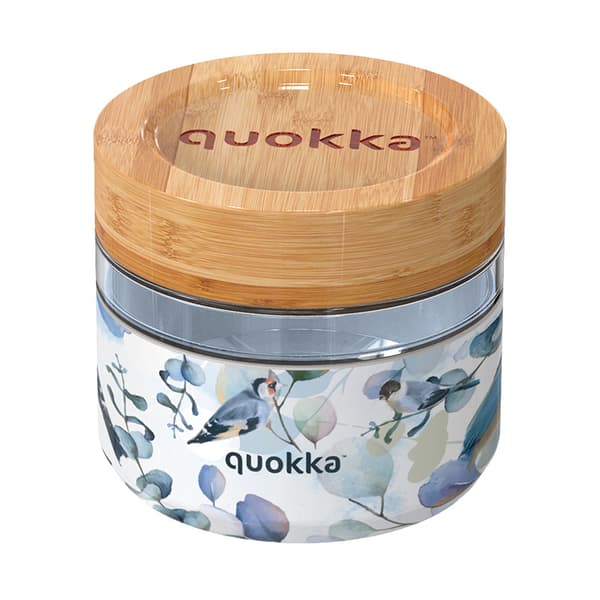 QuokkaDeliFoodJar-Matbehållareavglas/lunchlåda500ml(BlueNature)