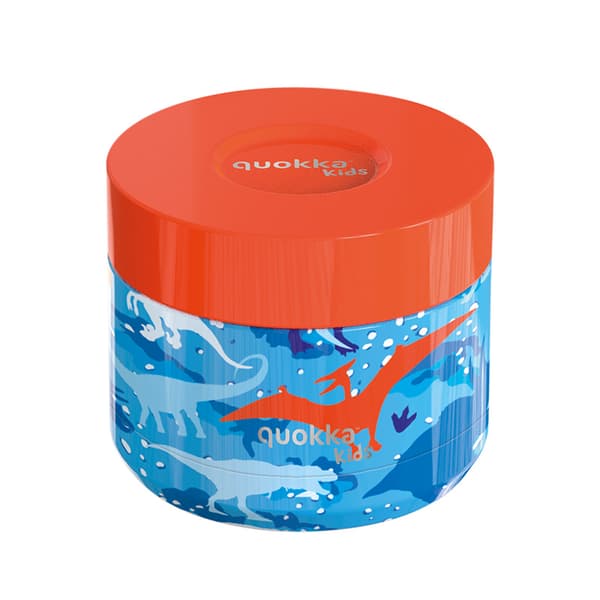 QuokkaWhimKidsFoodJar-Lämpölounaslaatikko/lastenlounastermos369ml(Dinosaur)
