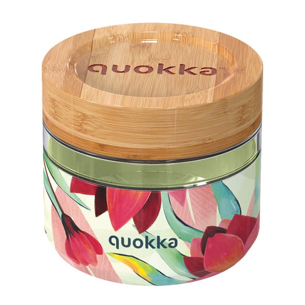 QuokkaDeliFoodJar-Matbehållareavglas/lunchlåda500ml(vår)