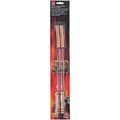 Miniatyrbillede 2 af 2: BBQ - skewers for skewers with a wooden handle, long 38 cm (4 pieces)