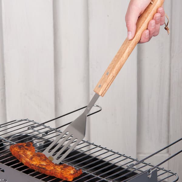 BBQ-grillskovl,egetræsgreb41cm