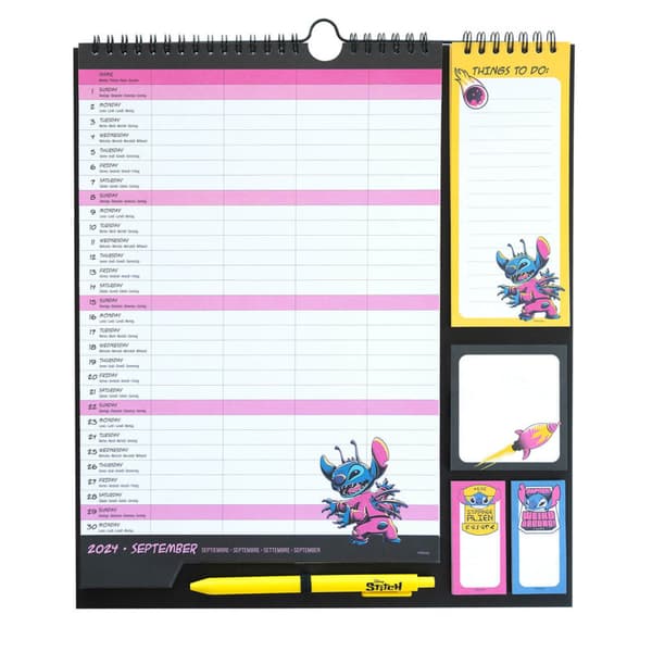 DisneyStitch-WallCalendar/Planner2024/2025