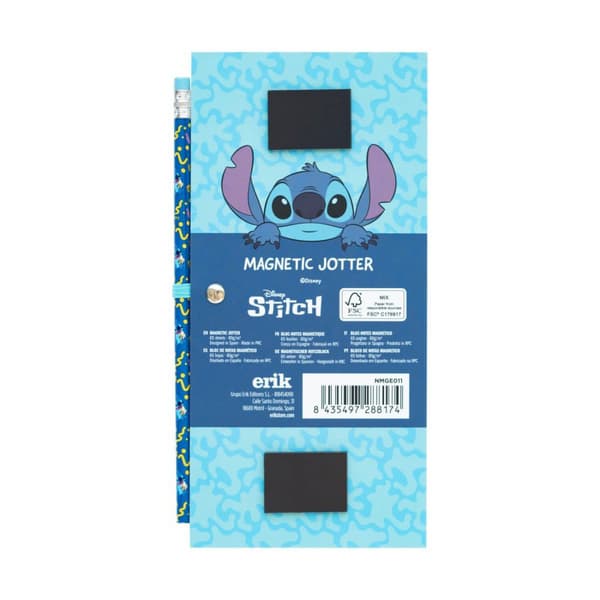 DisneyStitchTropical-Magneticnotepad/shoppinglistforfridge+pencil(10x21cm)